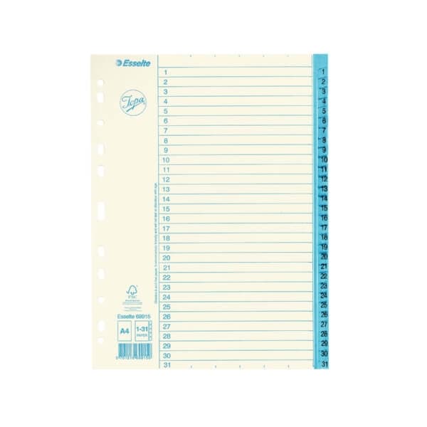 ESSELTE Register Jopa A4/1-31