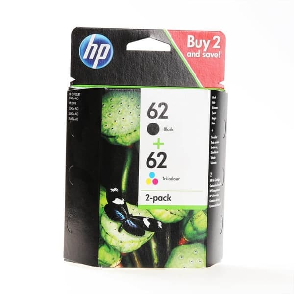 HP Blekk N9J71AE 62 Multipack