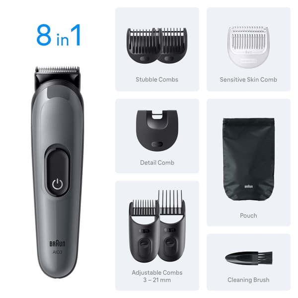 Braun Monitoimihoitosarja Sarja 3 8-in-1 AIO3540 AIO3540