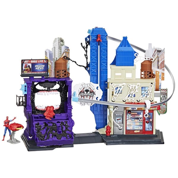 Marvel Legesæt Spider-Man 4 Inch Venomversus Web City