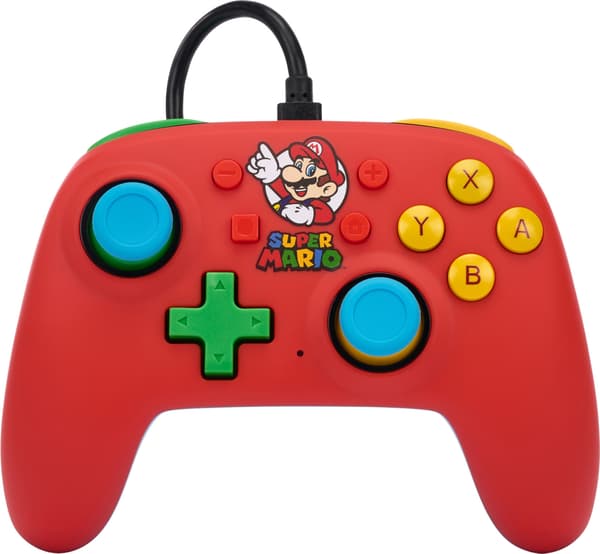 PowerA Nano trådbunden handkontroll, Mario Medley, Switch