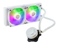 Cooler Master MasterLiquid Lite 240L Core ARGB Processors flydende kølesystem 1-pack Hvid 120 mm