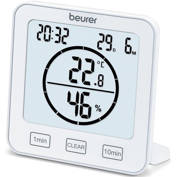 Beurer Termometer/Hygrometer HM22 Klokke