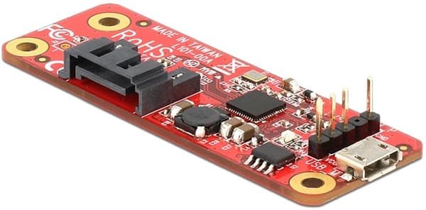 DeLOCK 62626,Adapter til at tilslutte SATA-enheder til Raspberry Pi