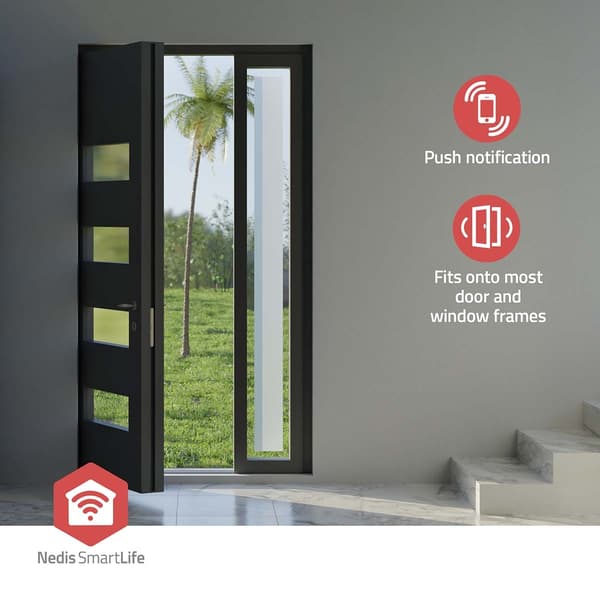 Nedis SmartLife Dörrfönstersensor | Zigbee 3.0 | Batteridriven | Android™ / IOS | Vit
