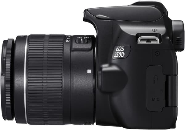 Canon EOS 250D systemkamera, svart + 18-55 IS STM