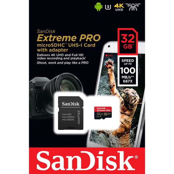 SanDisk MicroSDHC Extreme Pro 32GB