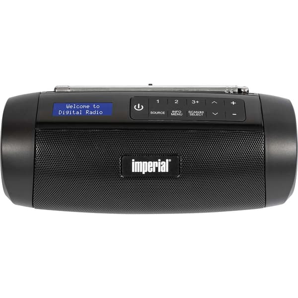 imperial DABMAN GO DAB+ / FM Compact Radio Musta