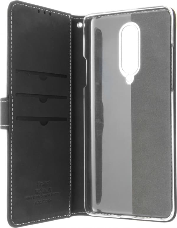 Insmat Eksklusivt Flip Case lommebokveske, Oneplus 8, svart