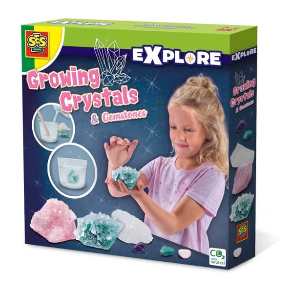 SES Creative Dyrkning af krystaller og ædelstene - (S25115)