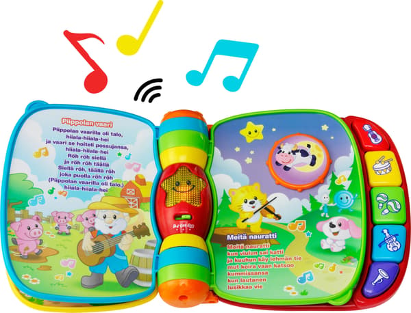 VTech Baby Musikaalinen lorukirja, FI