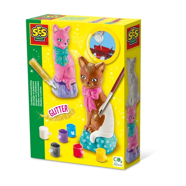 SES Creative Afstøbning og maling - kat - (S01218)