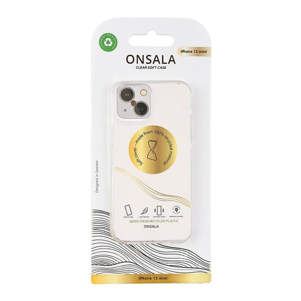 Onsala Mobilskal Återvunnen TPU Transparent - iPhone 13 Mini