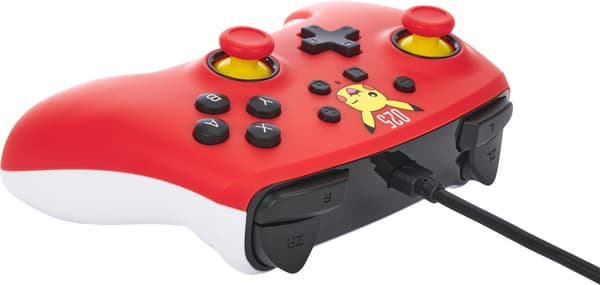 PowerA Trådbunden handkontroll, Pikachu som skrattar, Switch