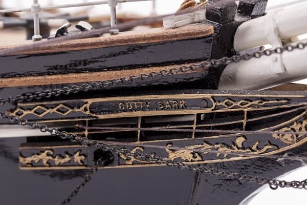 1:75 Cutty Sark - Skrog i tre