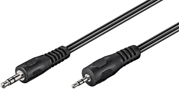 Goobay 2,5mm hane - 3,5mm hane ljudkabel, 2 m