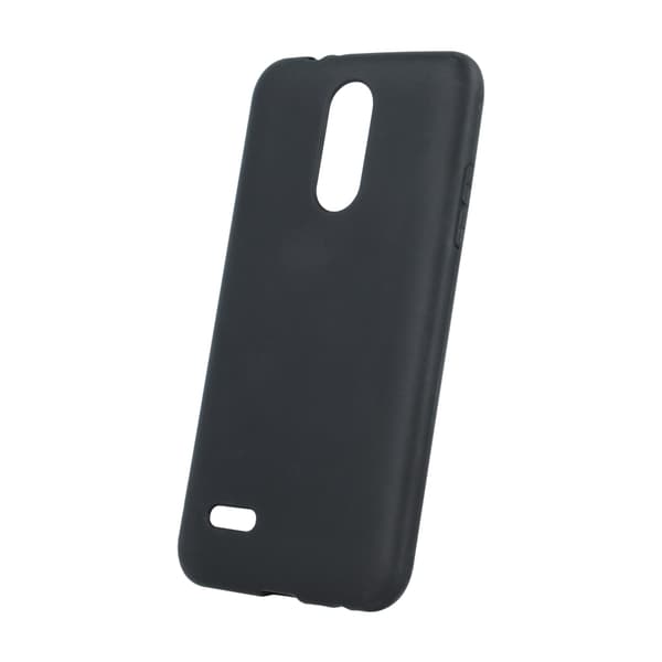 Mat TPU-etui til iPhone 16 Plus, sort