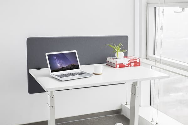 DELTACO Office, 1200x600mm Acoustic Desktop Privacy Panel