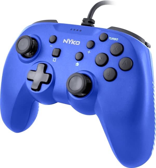 Nyko Prime trådbunden handkontroll - blå för Switch