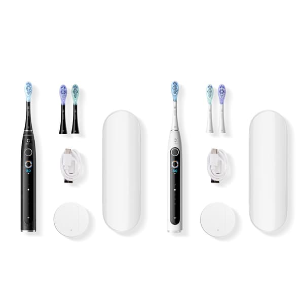 Oclean Elektrisk Tandbørste  X Pro 20 S Duo Set Hvid+Sort