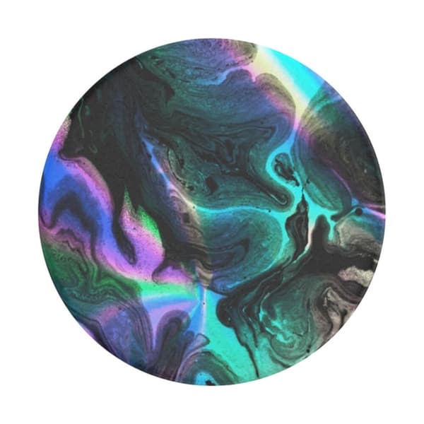 POPSOCKETS Oil Agate Avtagbart Grip med Stativfunksjon