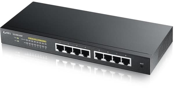 ZyXEL GS1900-8HPv2 – 8-portars switch