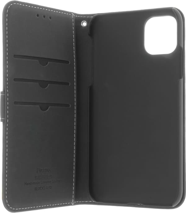 Insmat Exclusive Flip Case lompakkokotelo, iPhone 11, musta