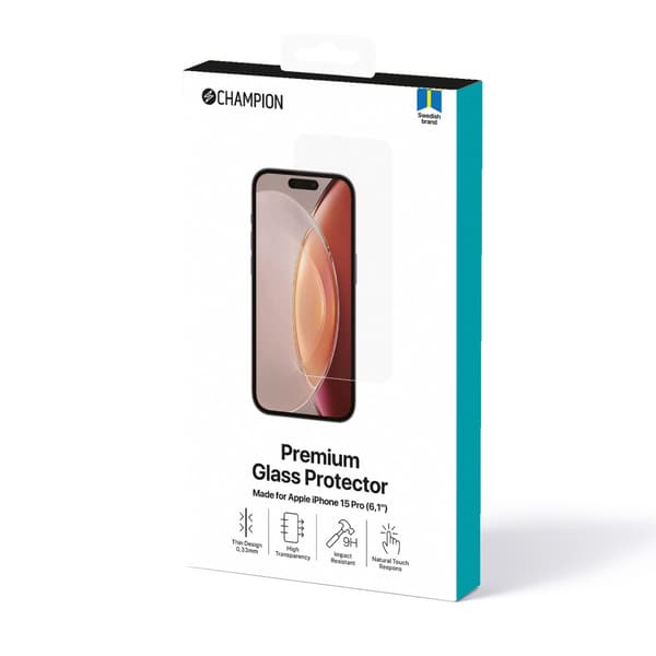 Champion Skjermbeskytter iPhone 15 Pro