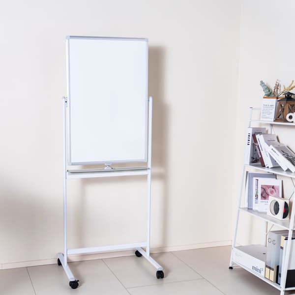 LogiLink Dobbeltsidig mobil whiteboardtavle 60x90 cm
