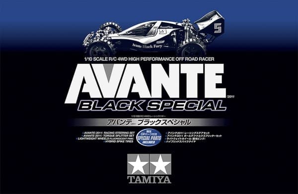 TAMIYA 1/10 R/C Avante (2011) Black Special