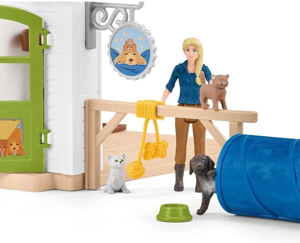 Schleich Farm World 42607 Lemmikkihotelli leikkisetti