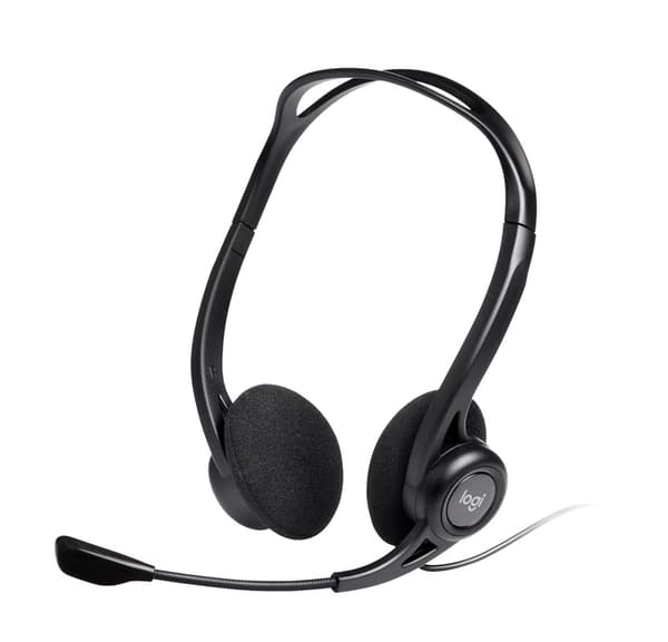 Logitech 960 USB-hodesett hodebøyle svart