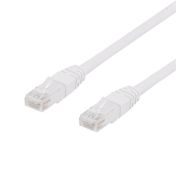 DELTACO U/UTP Cat6 patchkabel, LSZH (Low Smoke Zero Halogen), 0.5m, hv