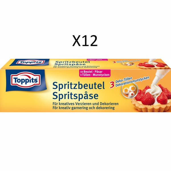 Toppits Spritspåsar 10st   (Obs 12st DFP)
