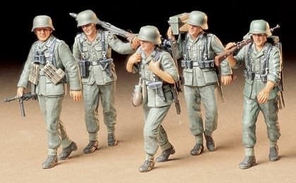 Tamiya 1/35 TYSK MASKINGEVÆRBESETNING