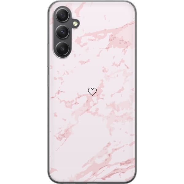 Mobildeksel til Samsung Galaxy A05s med Rosa Hjerte motiv