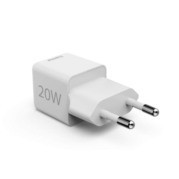 Hama Lader USB-C PD 20W Hurtig Hvit