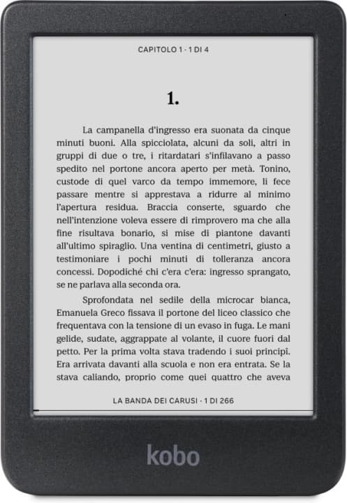 Kobo Clara BW 6" -e-kirjojen lukulaite, musta