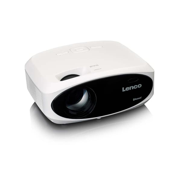 Lenco Full HD 1080P LCD-projektor med Bluetooth® Hvit