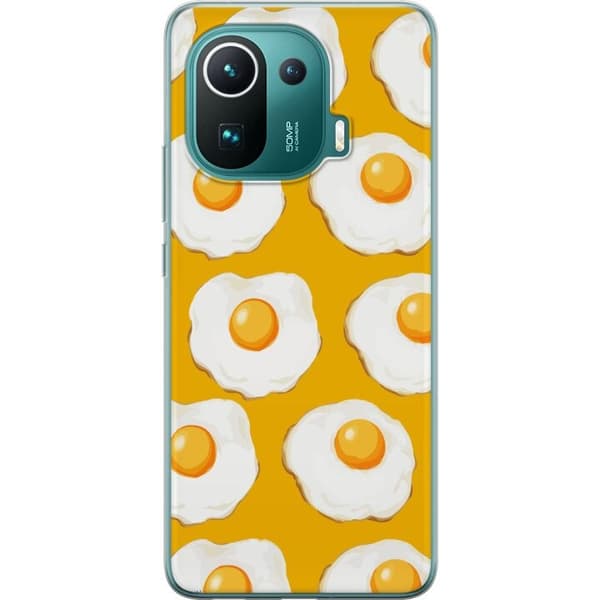 Mobildeksel til Xiaomi Mi 11 Pro med Stekt egg motiv