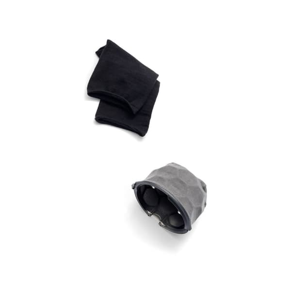 Rycote Nano-Shield Single Tube Section, Størrelse A, med både grå og sorte strømper