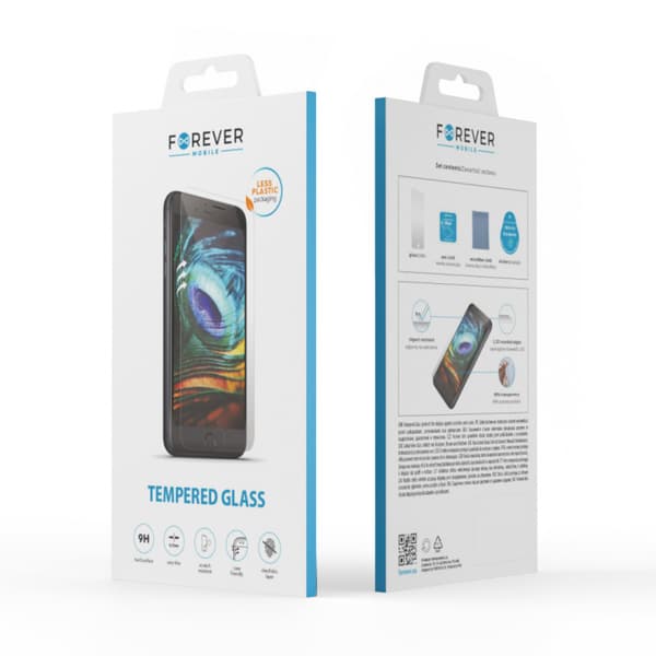 Forever Karkaistu lasi 2.5D iPhone 16 Plus -puhelimeen