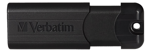 Verbatim PinStripe USB Flash drive, 32GB, USB 3.0, retractable connect