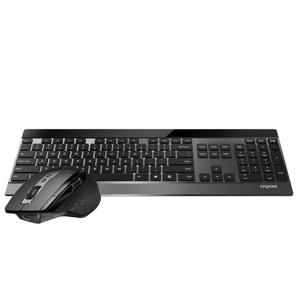 Rapoo Tastatur/Mus Sæt 9900M Trådløst Multi-Mode Sort