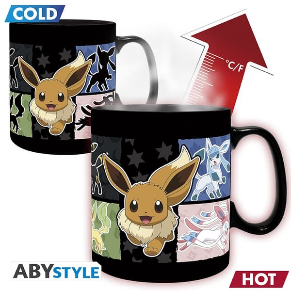 Abysse POKEMON Mugg Heat Change- Eevee - 460 ml