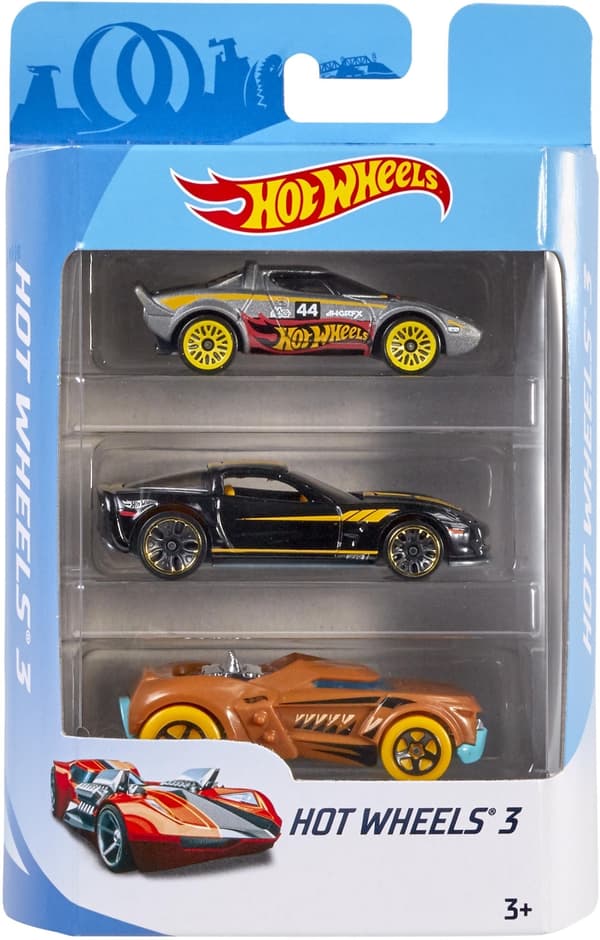 Hot Wheels minibiler, 3 stk