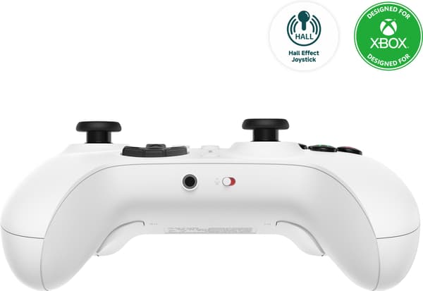 8Bitdo Ultimate Wired Controller - Hall Edition -langaton peliohjain, valkoinen, Xbox / PC