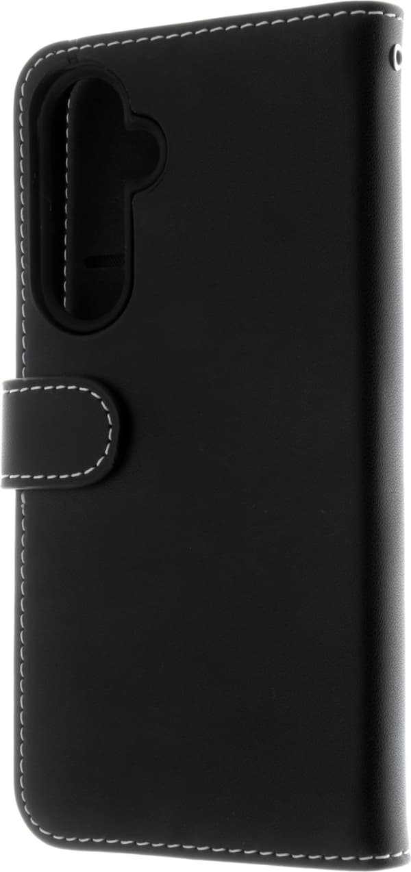 Insmat Eksklusivt Flip Case pungetui, Samsung Galaxy S23 FE, sort