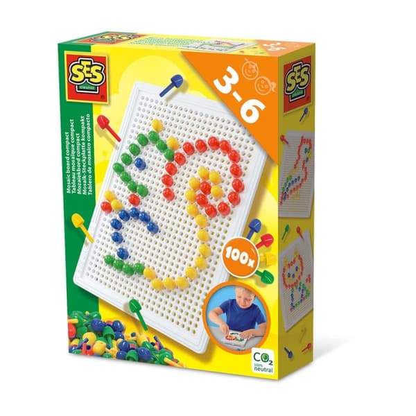 SES Creative Mosaikpinnbräda 100 st - (S14046)