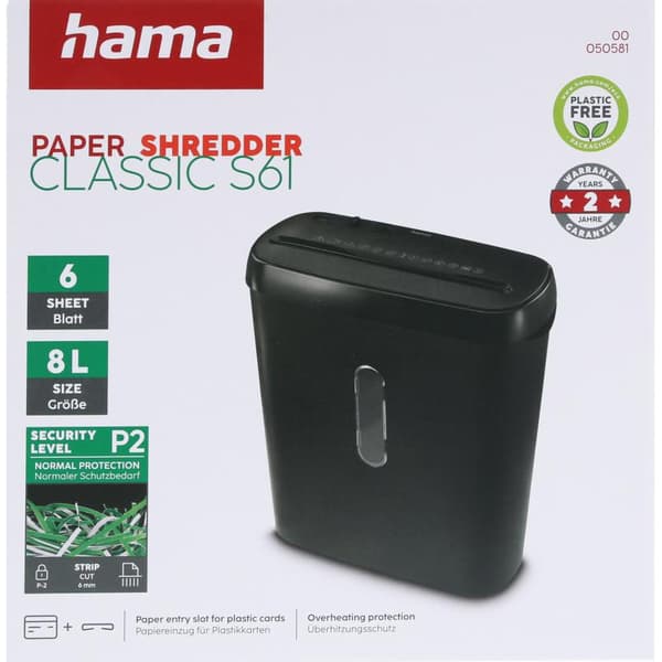 Hama Dokumentförstörare Classic S61